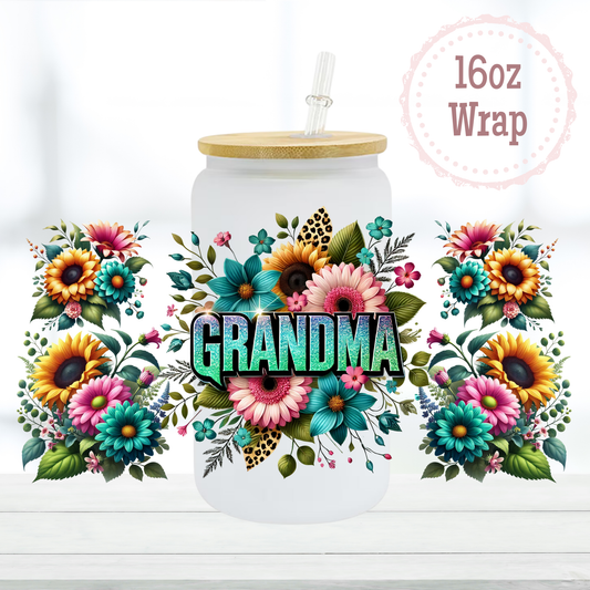 Grandma 16oz UVDTF Cup Wrap