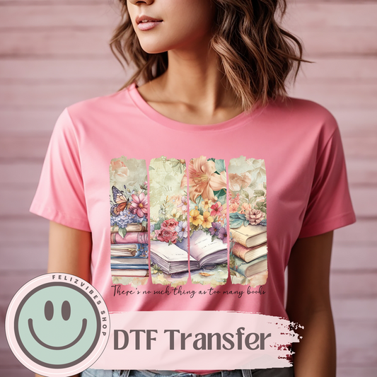 Loves Books DTF Print