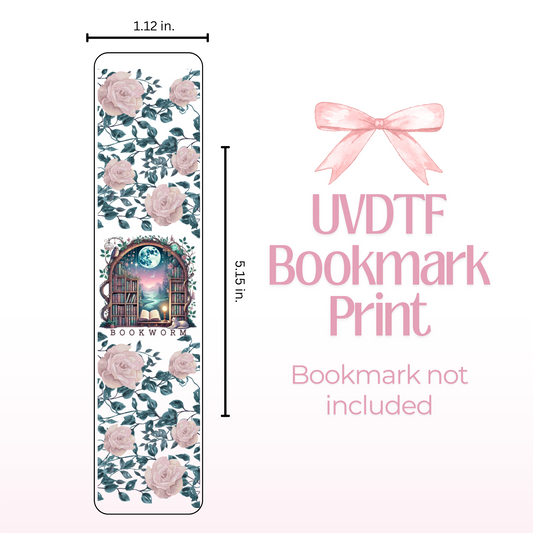 Bookworm Double Sided Bookmark