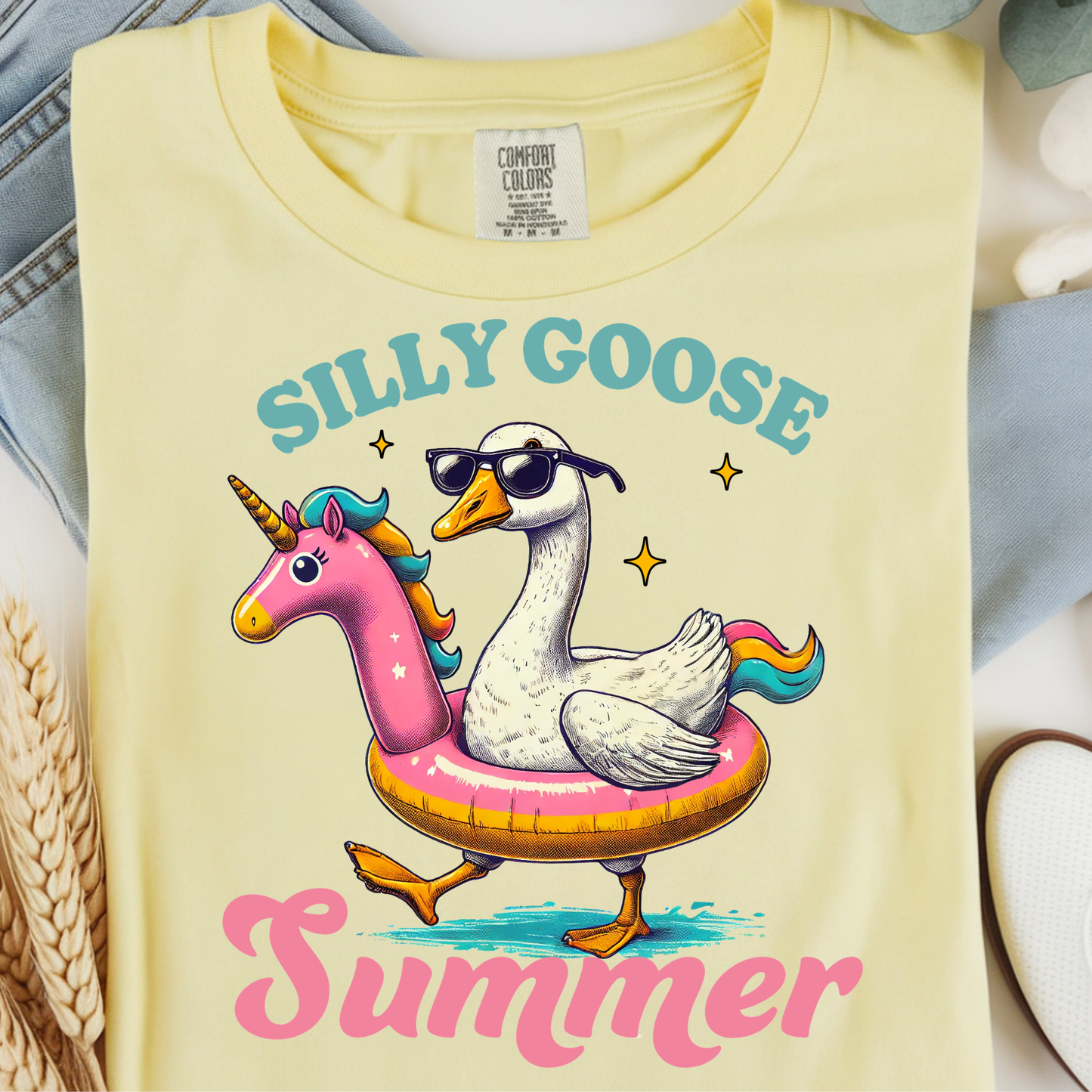 Silly Goose Summer DTF Print
