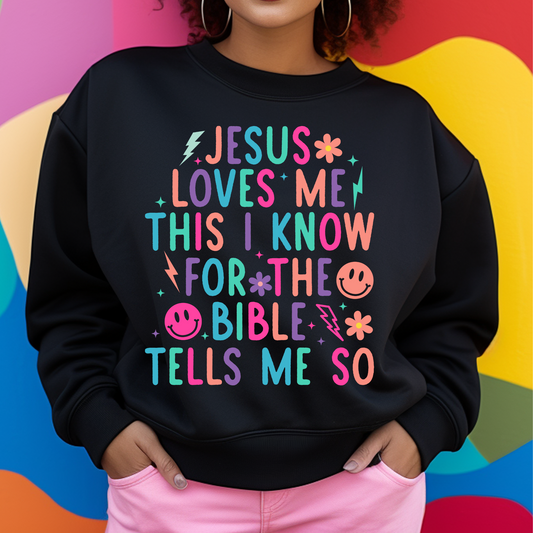 Jesus Loves Me This I Know DTF Print