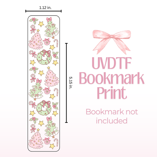 Pastel Trees Double Sided Bookmark