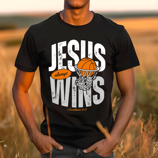 Jesus Always Wins DTF Print