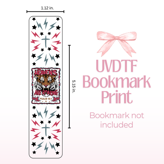 Heavens Roaring Double Sided Bookmark