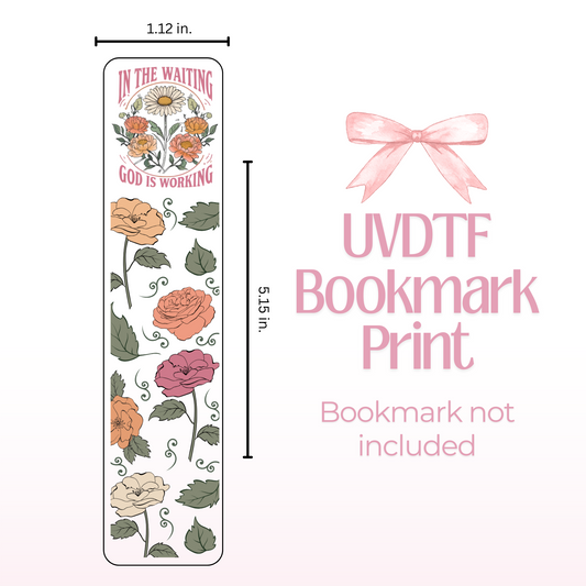 In the Waiting Double Sided Bookmark