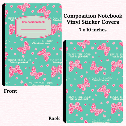 Trust the Lord Composition Notebook Vinyl Cover