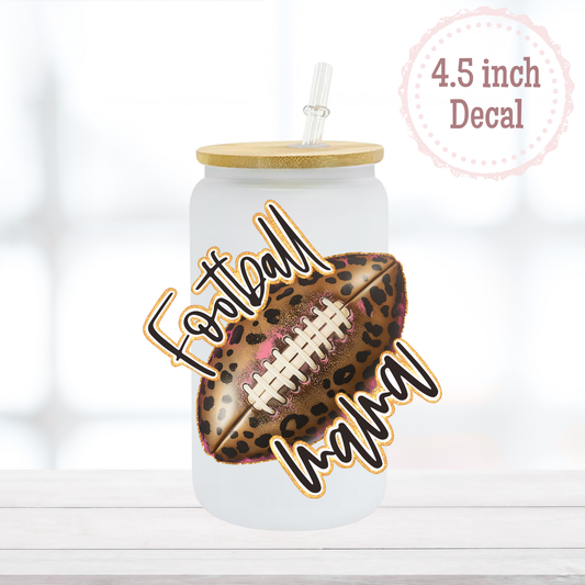 Football Mama UVDTF Decal