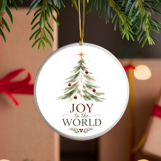 Joy to the World UVDTF Ornament Decal