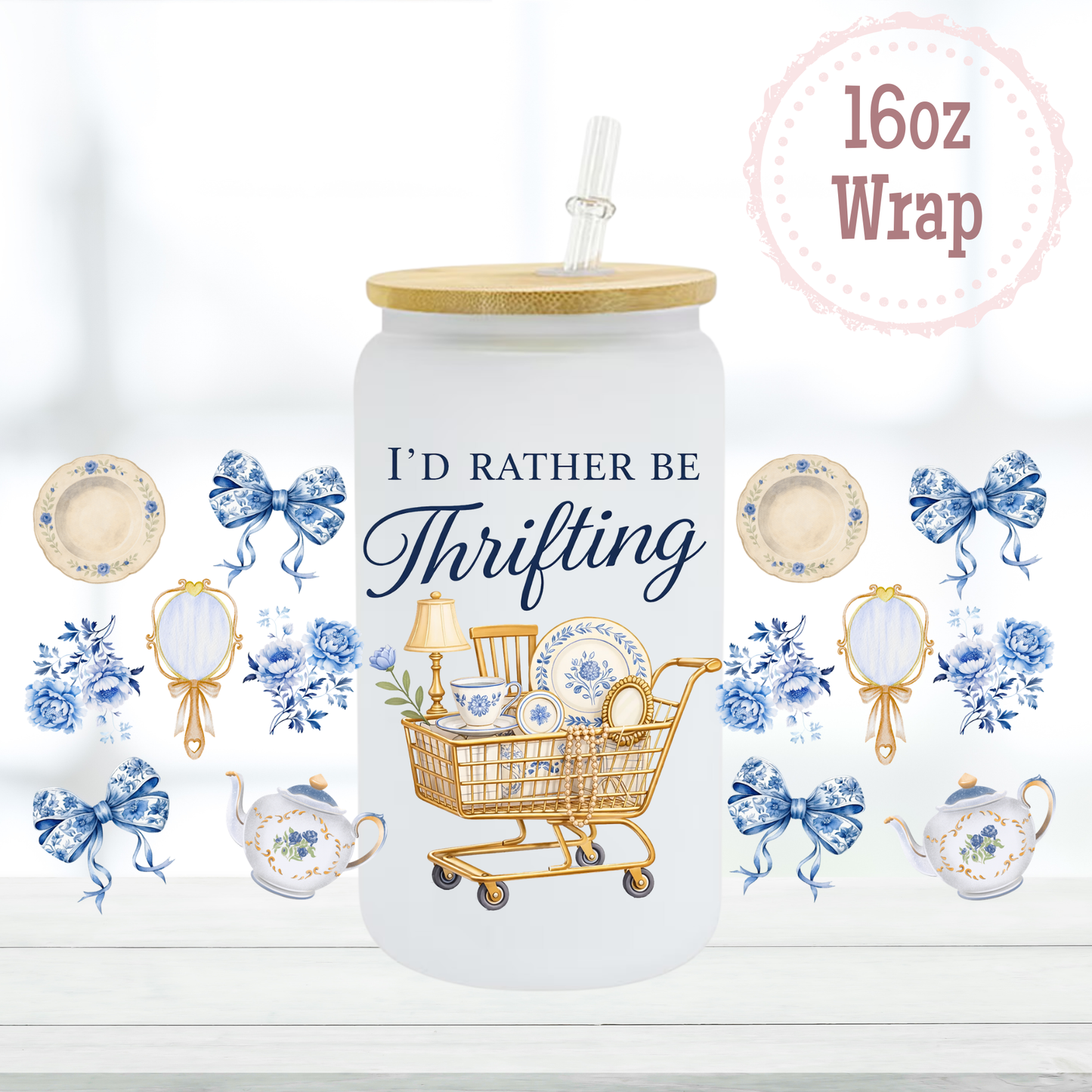 Thrifting 16oz UVDTF Cup Wrap