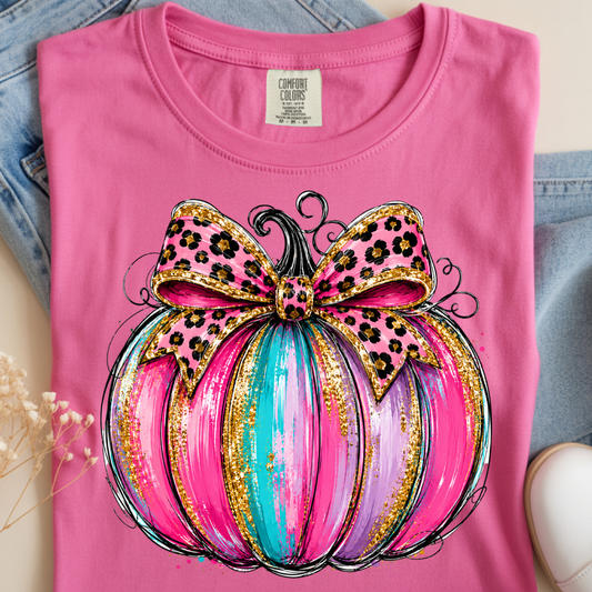 Coquette Pumpkin DTF Print