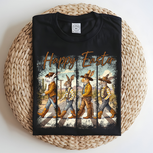 Western Bunnies DTF Print