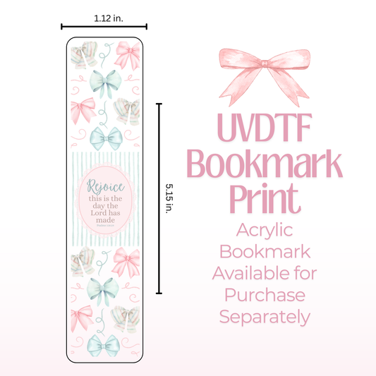 Rejoice Double Sided Bookmark