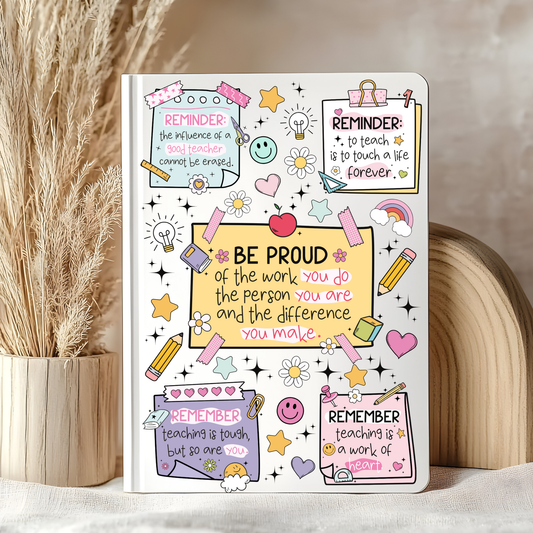 Teacher Affirmations A5 Notebook Decal