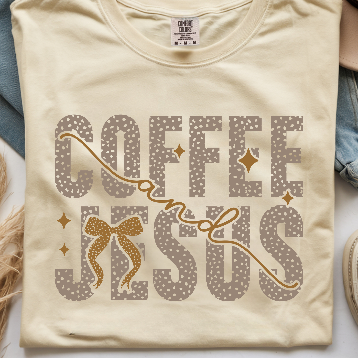 Coffee & Jesus DTF Print