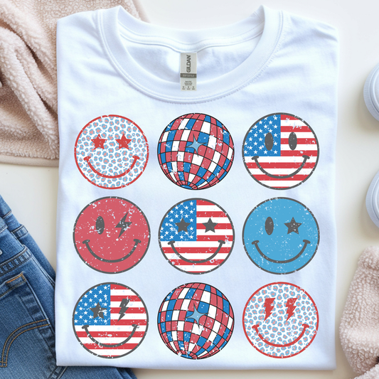 Smileys DTF Print