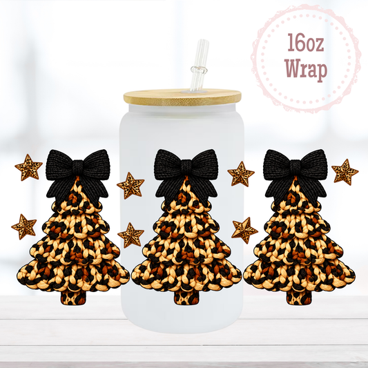 Animal Print Trees 16oz UVDTF Cup Wrap