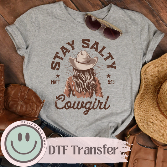 Stay Salty Cowgirl DTF