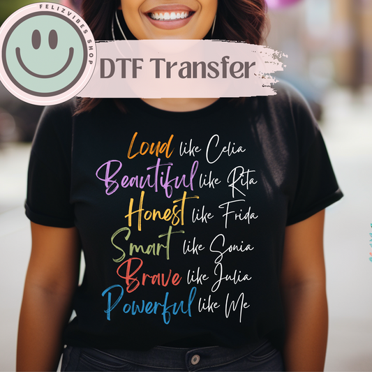 Latinas DTF Print