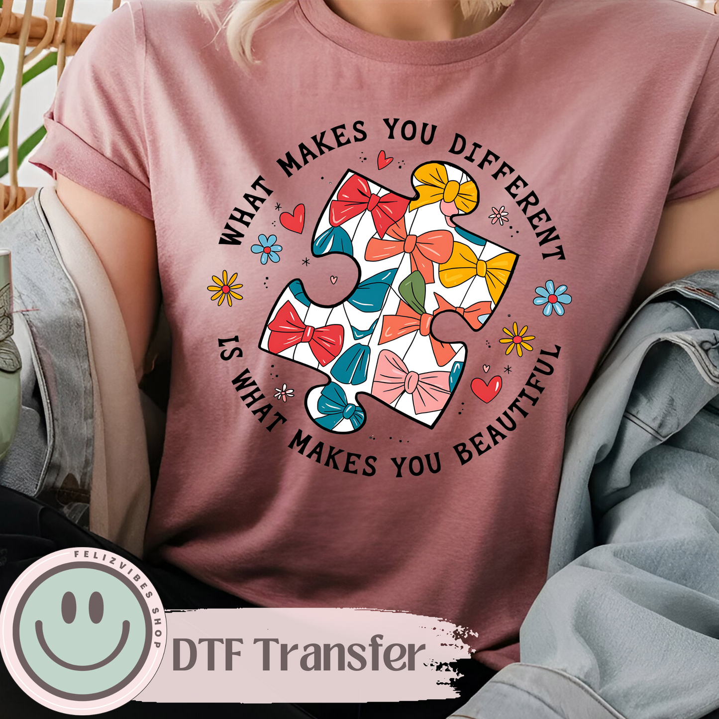 Different Beautiful DTF Print