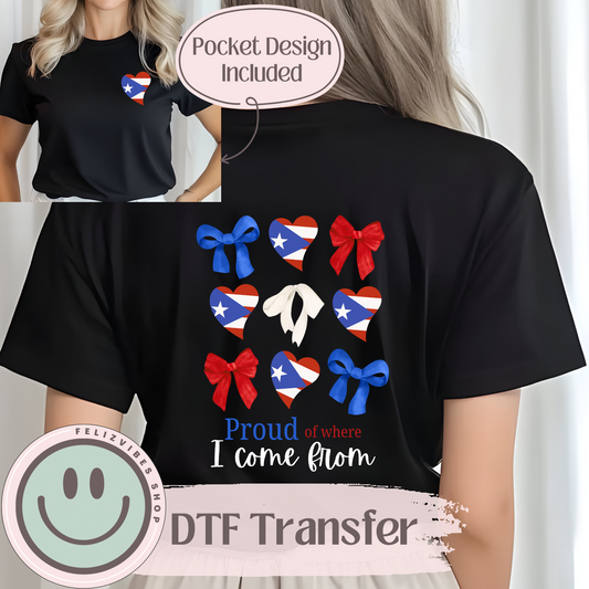 Proud PR DTF with Pocket Size Included