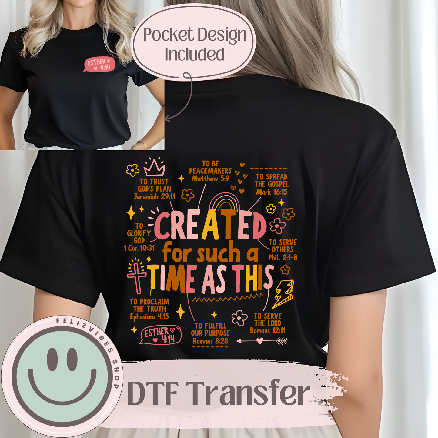 Created for Such a Time Color DTF with Pocket Size Included