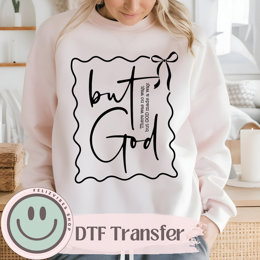 But God DTF Print