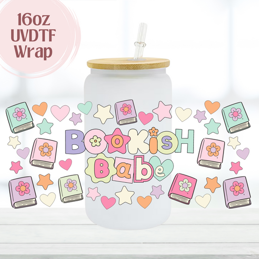 Bookish Babe 16oz UVDTF Cup Wrap