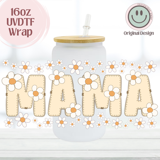 Flower Mama 16oz UVDTF Cup Wrap