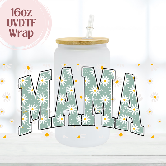 Daisies Mama 16oz UVDTF Cup Wrap