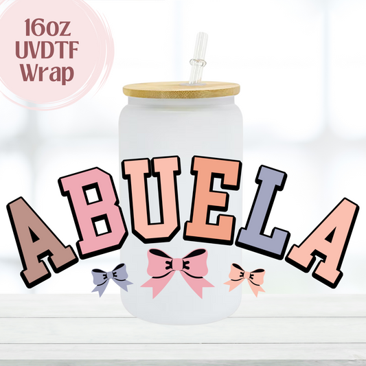 Abuela 16oz UVDTF Cup Wrap