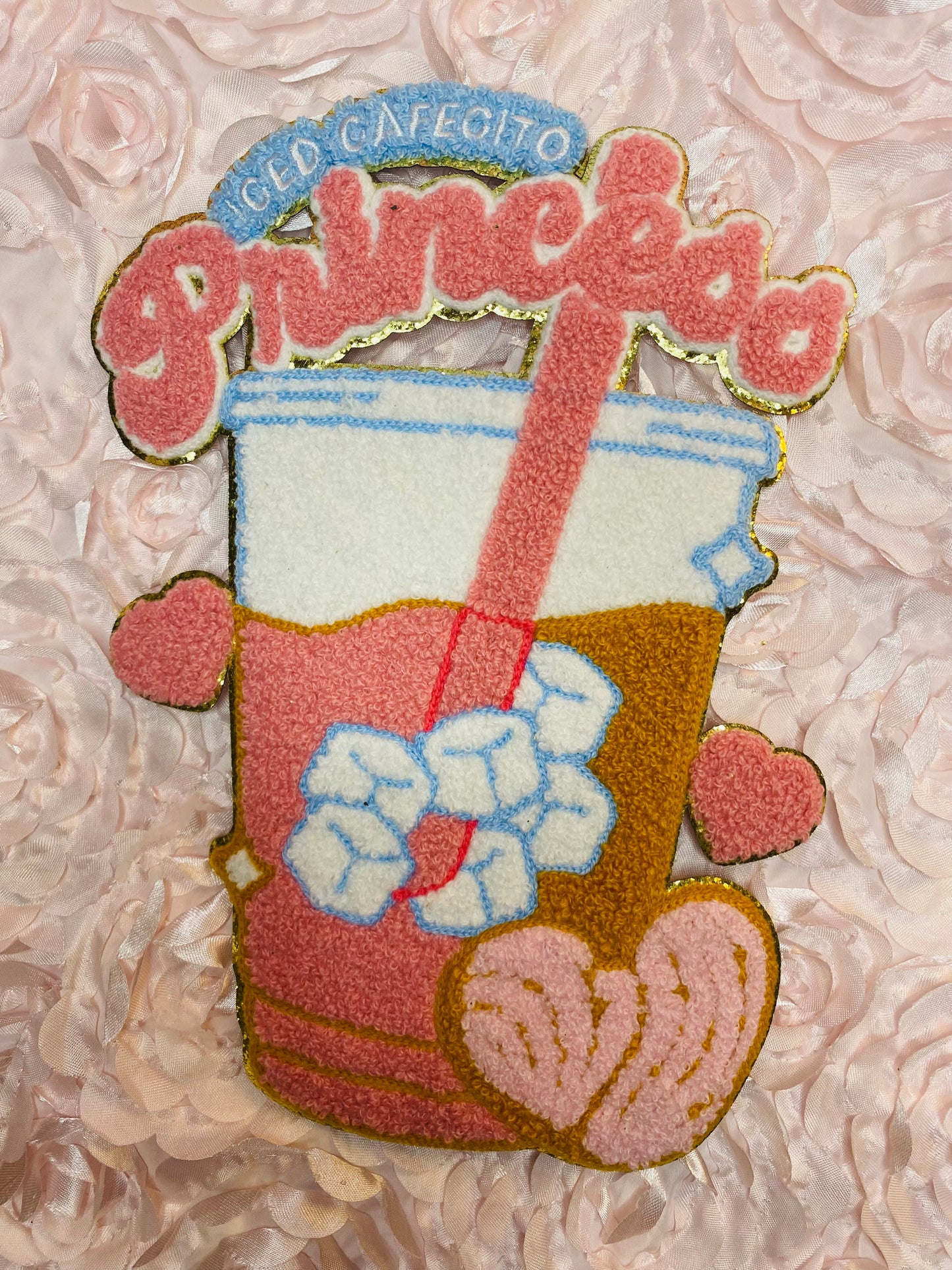 Cafecito Iced Princess Chenille Patch