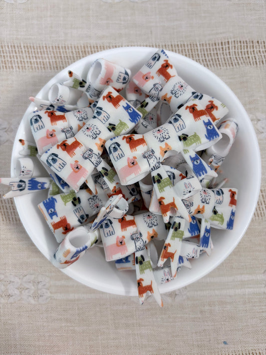 Dogs Silicone Straw Topper