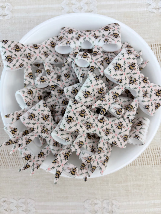 Boho Bees Silicone Straw Topper