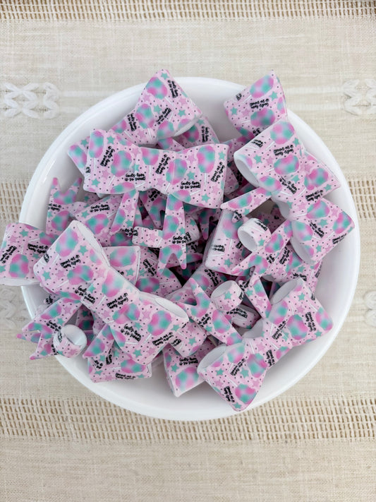 God's Love is Sweet Cotton Candy Silicone Straw Topper