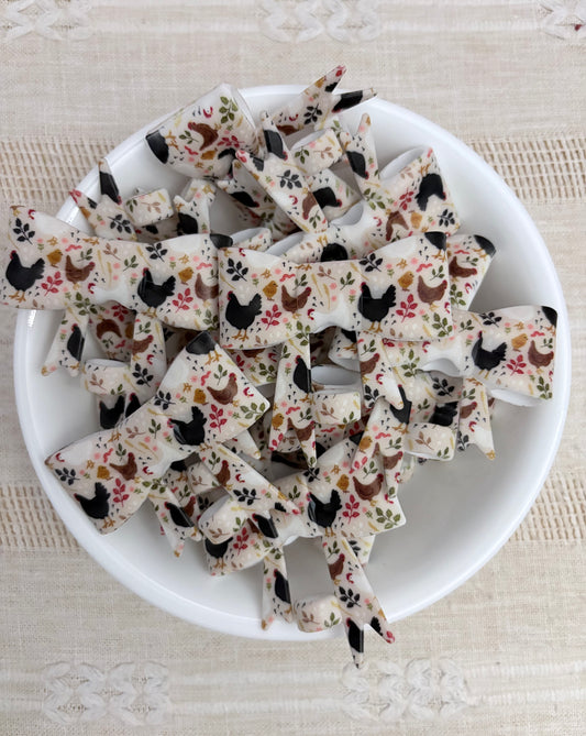 Chickens Silicone Straw Topper