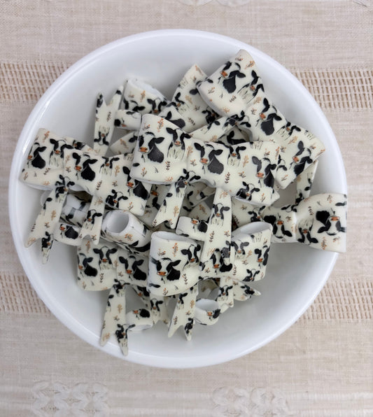 Cows Silicone Straw Topper