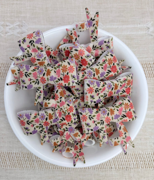 Boho Floral Silicone Straw Topper