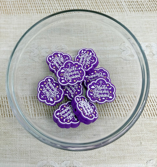 Make Heaven Crowded Focal Bead