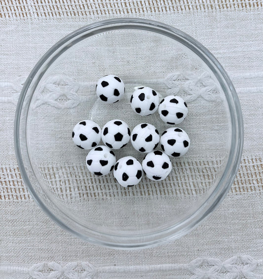 Soccer Ball Focal Bead