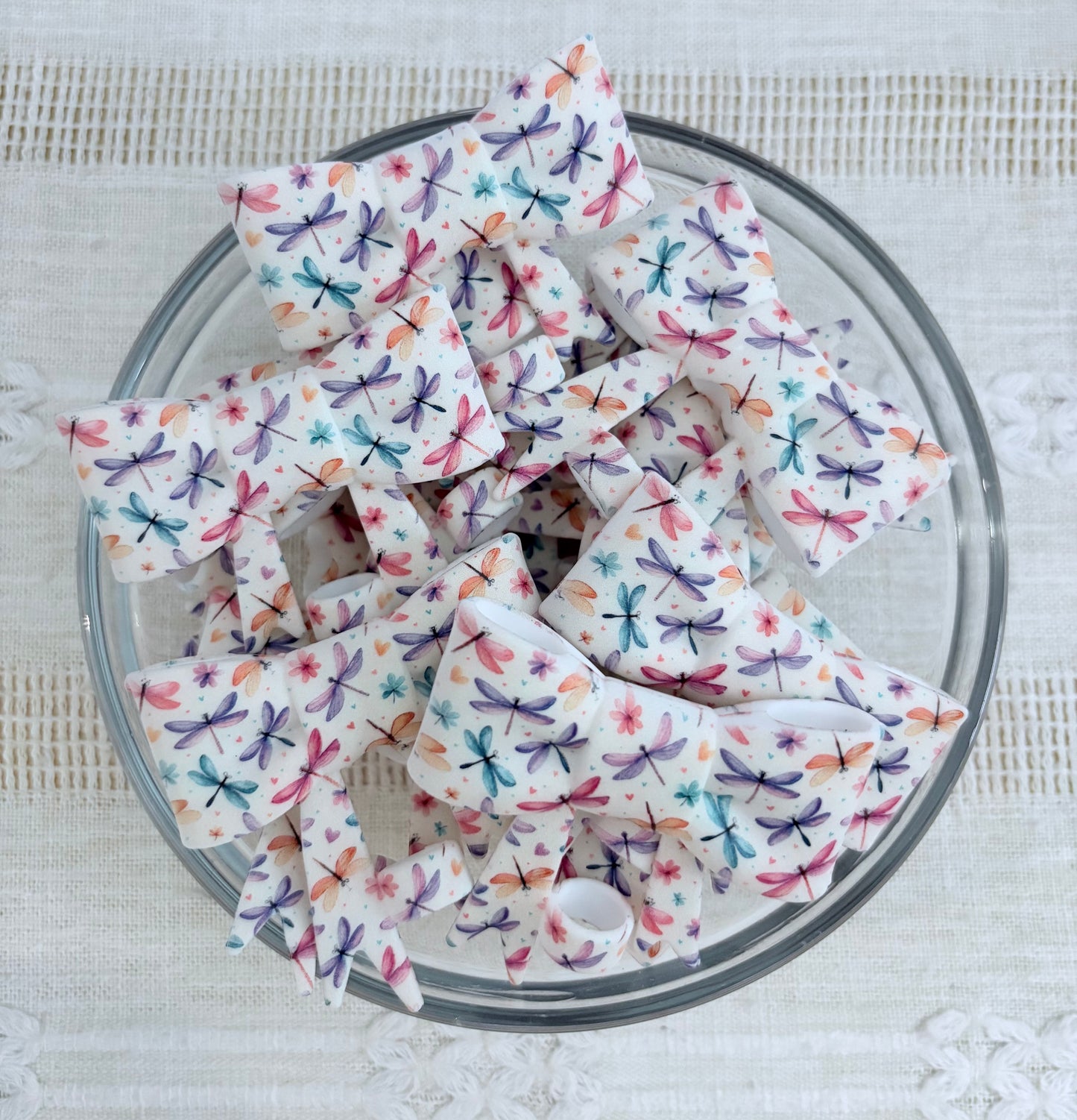 Dragonfly Silicone Straw Topper
