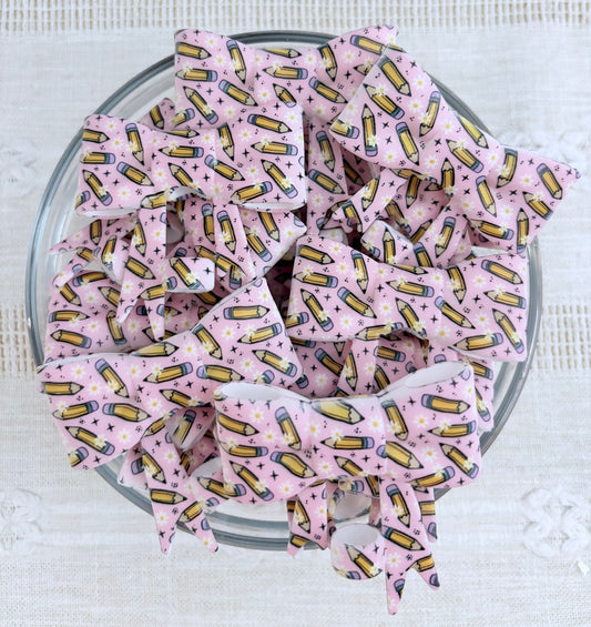 Pencils Silicone Straw Topper