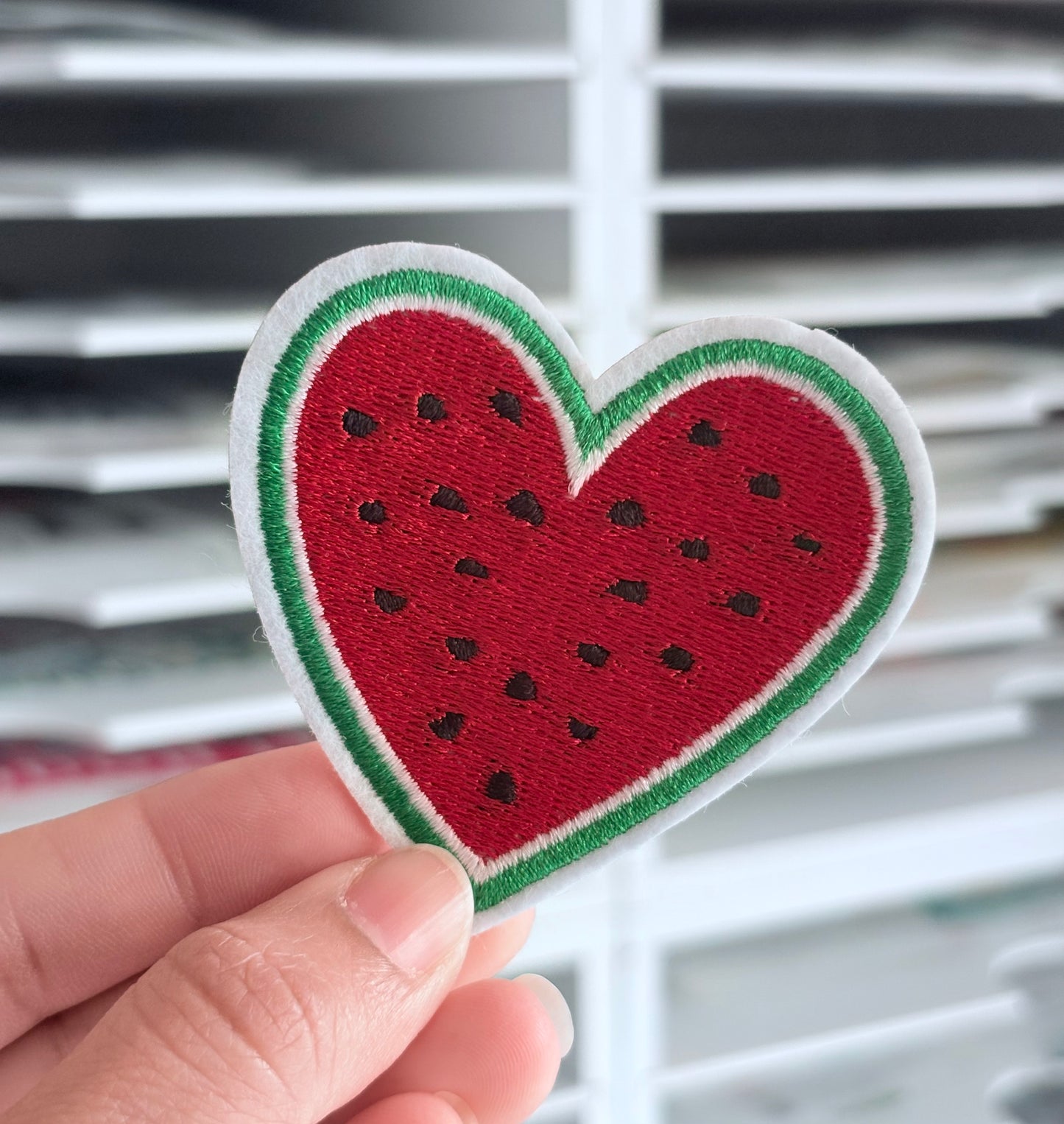 Watermelon Heart Small Patch