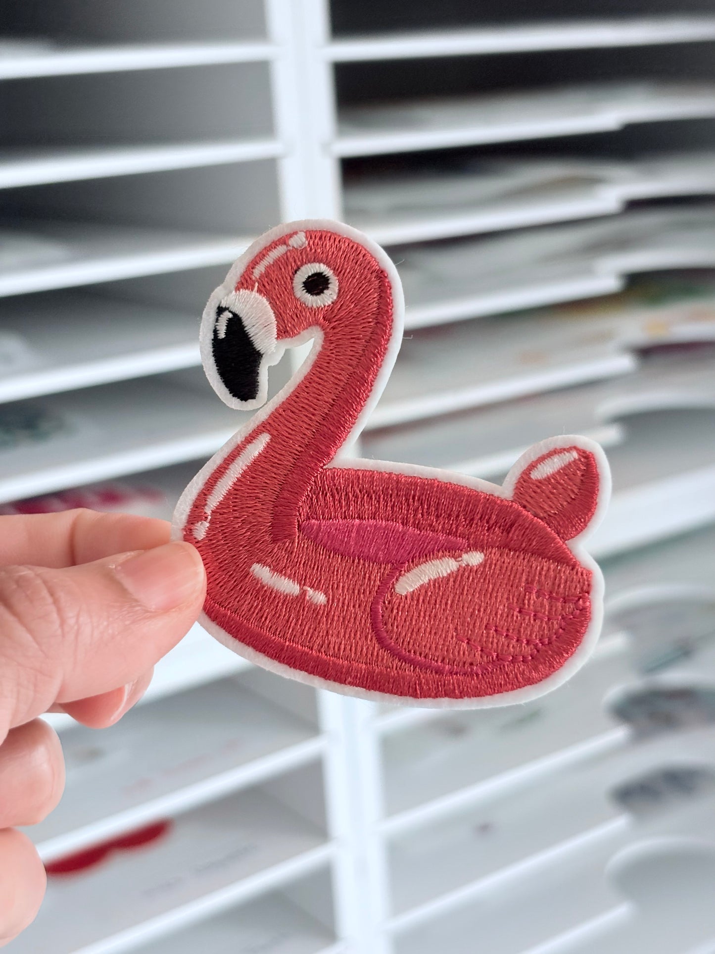 Flamingo Floatie Small Patch