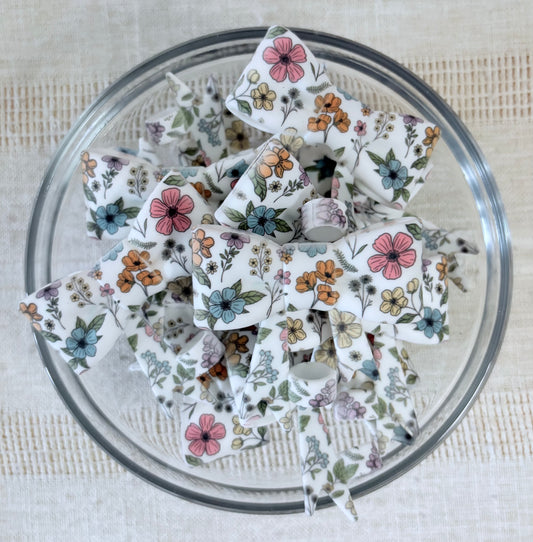 Florals Silicone Straw Topper