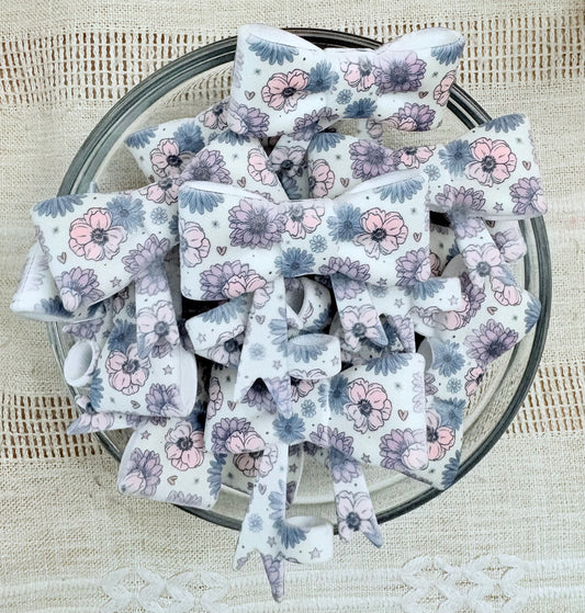 Floral Silicone Straw Topper