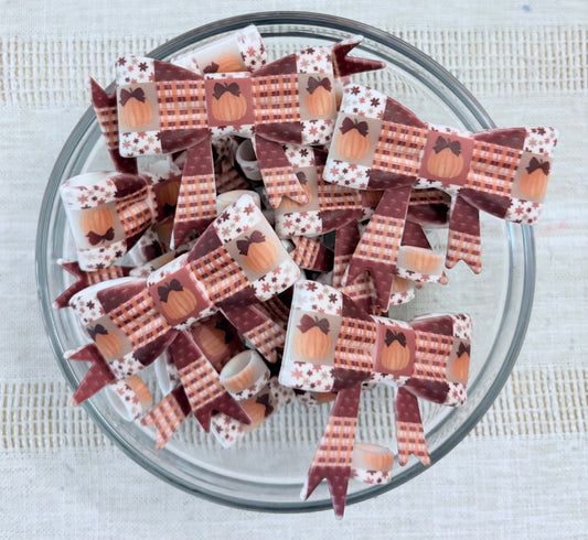 Pumpkin Patches Silicone Straw Topper