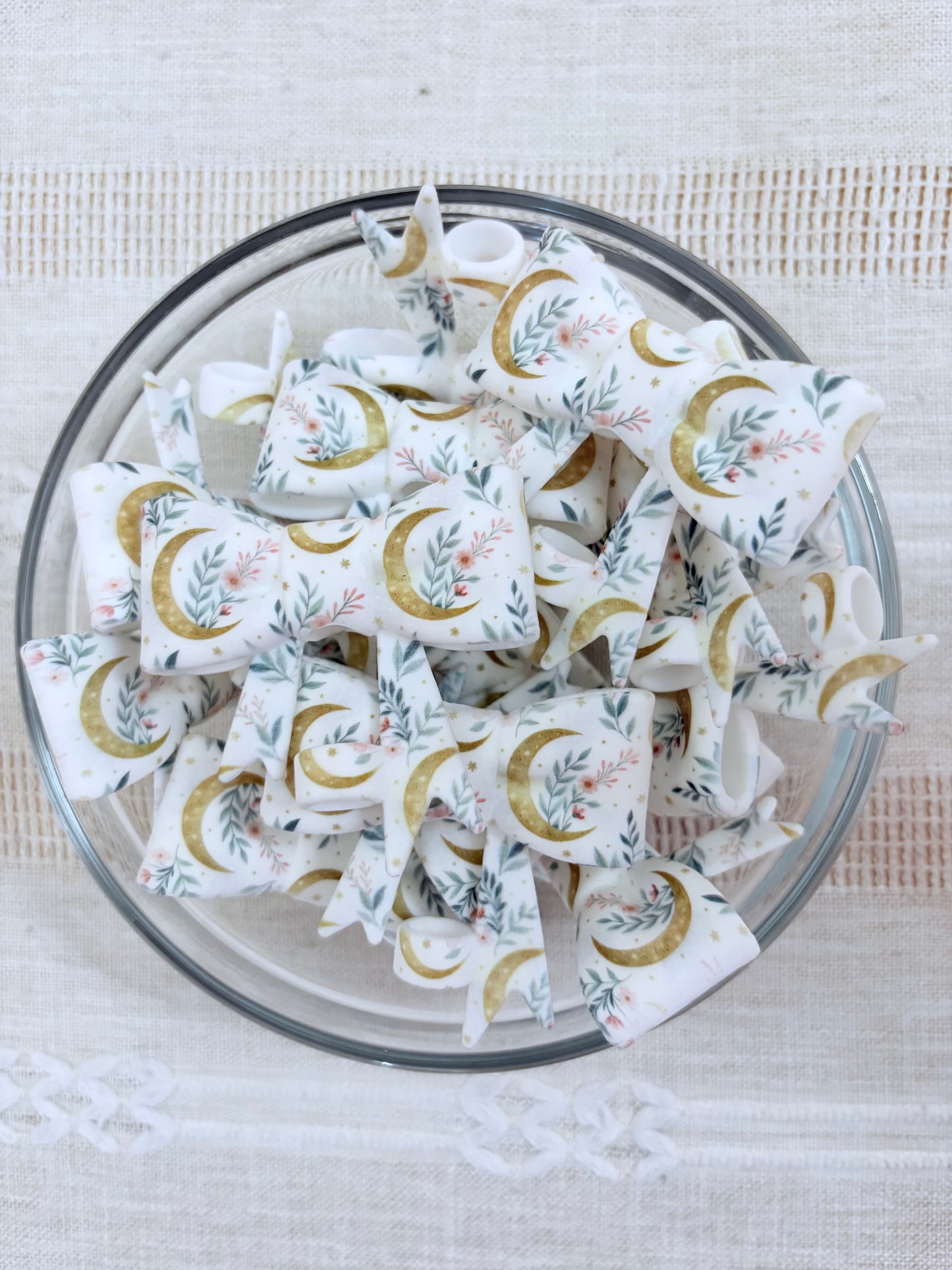 Moons Silicone Straw Topper