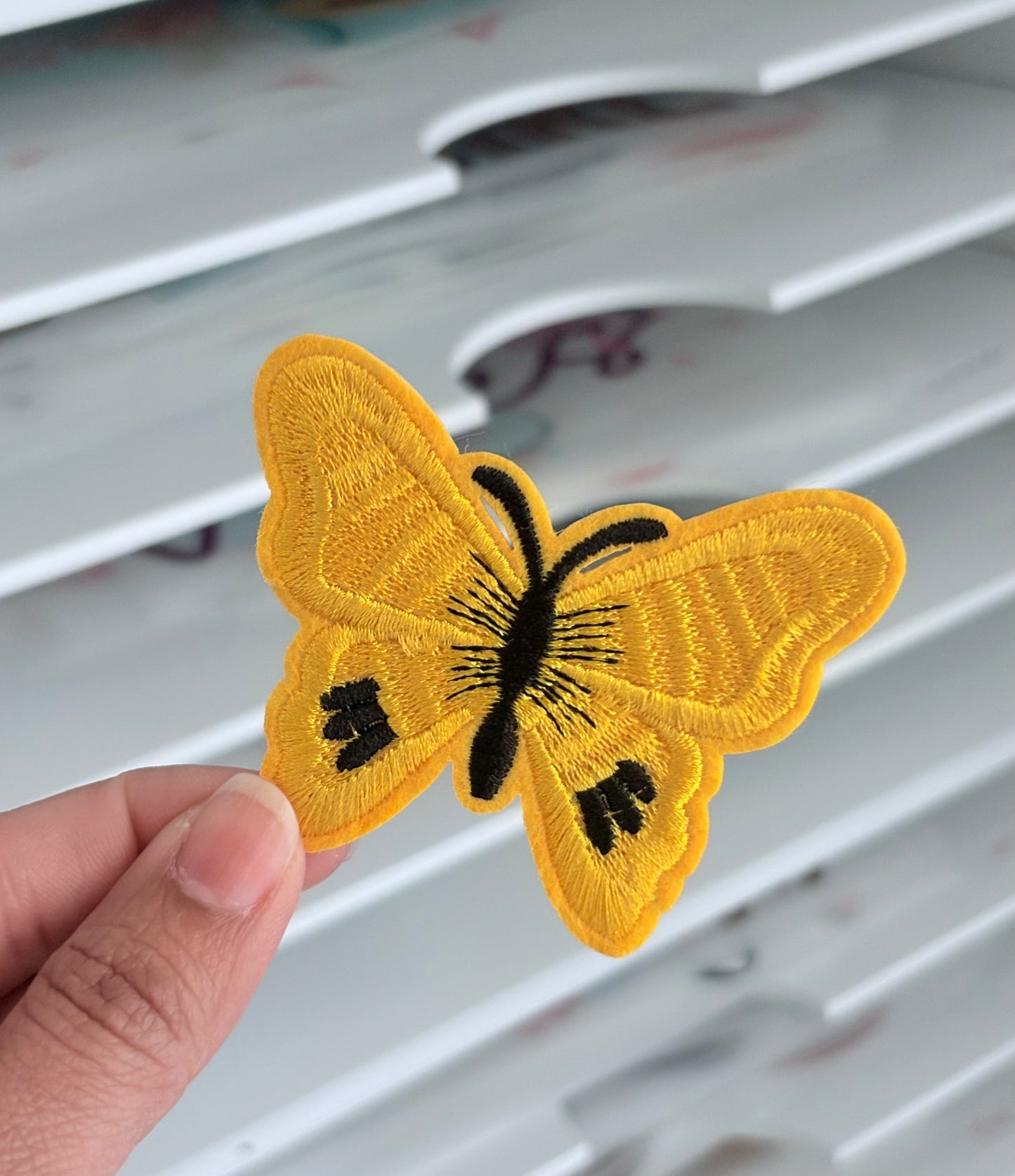 Yellow Butterfly Small Patch