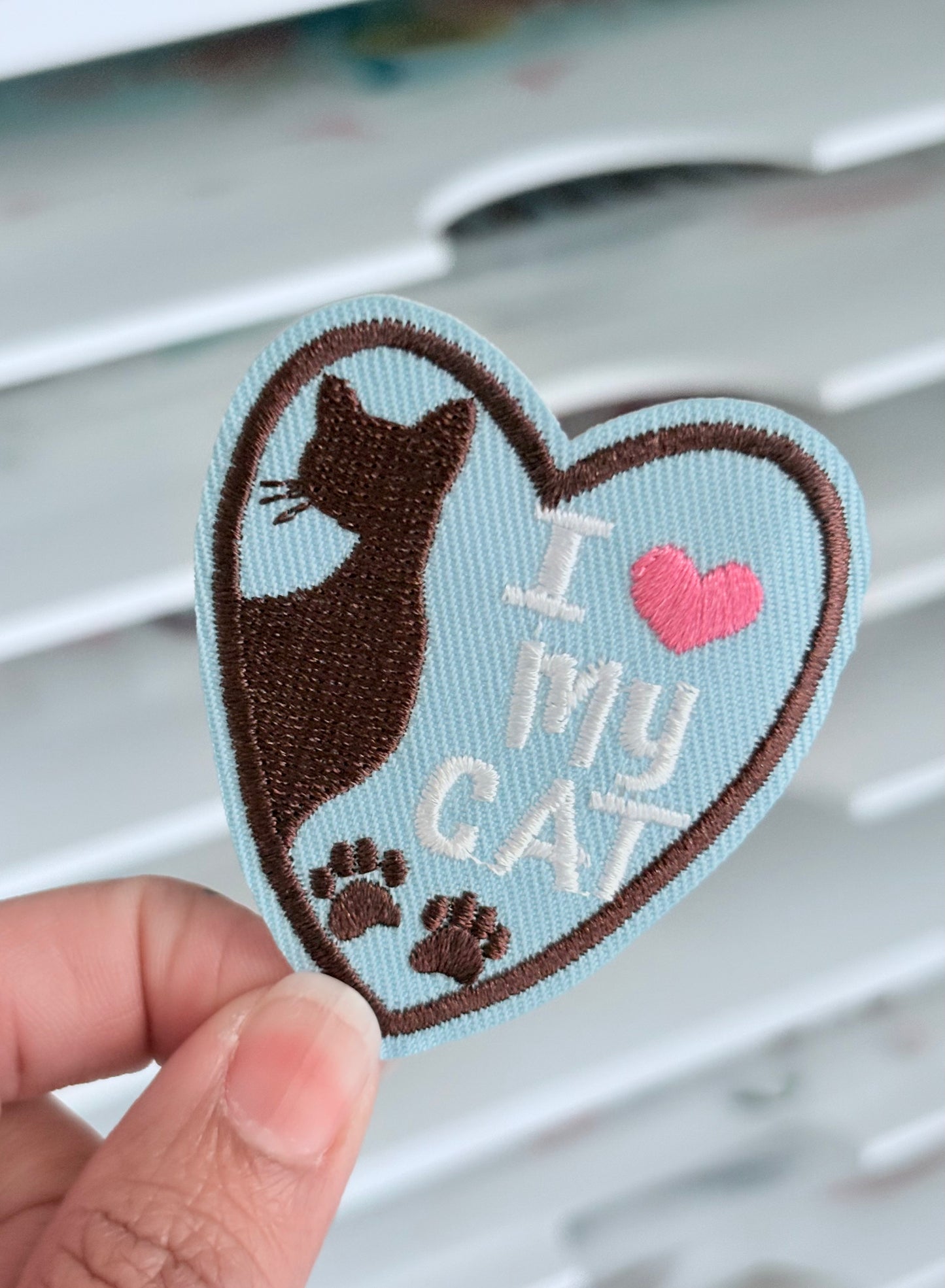 Love My Cat Small Patch