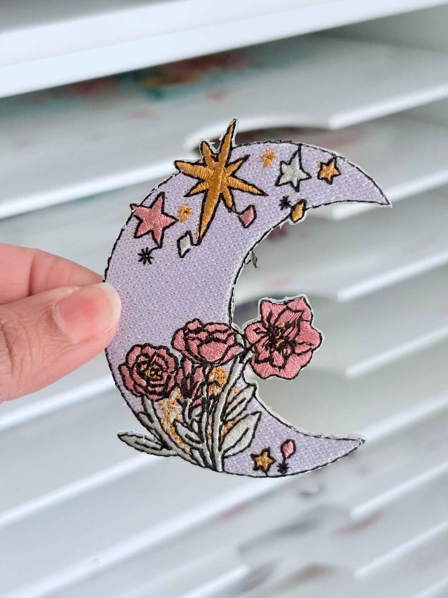Floral Moon Small Patch